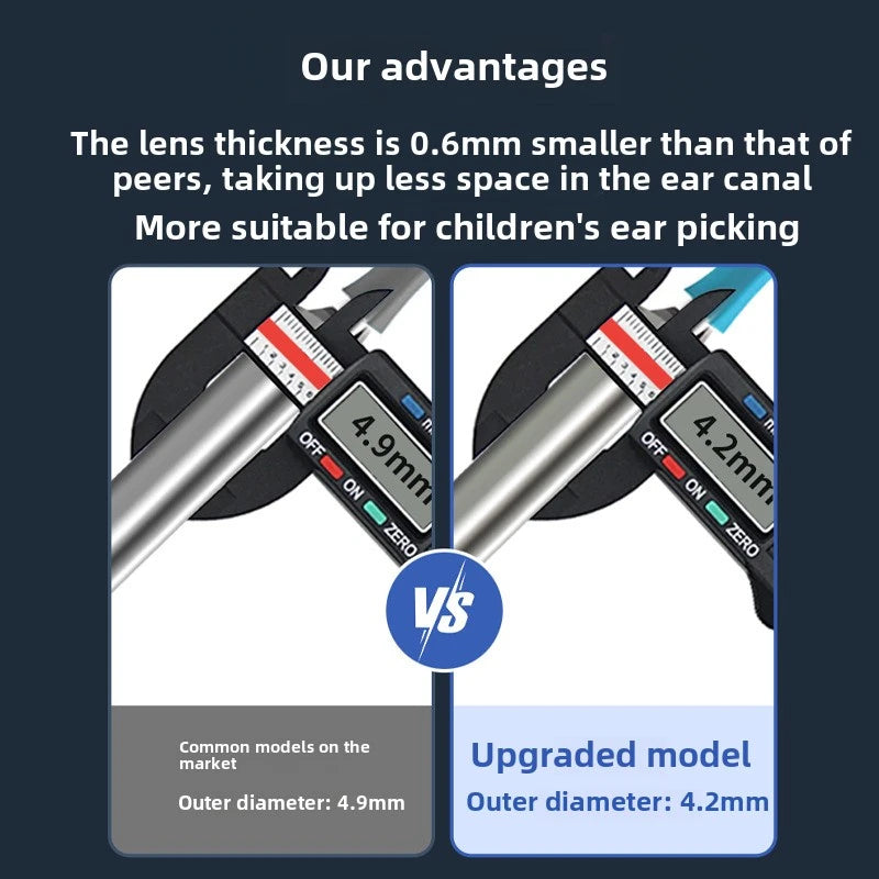 Smart Visual Ear Cleaner Set with Camera 1080P Ear Sticks Ear Wax Removal Tool WIFI Connection HD LED Lights Earpick Endoscope at Essentia +